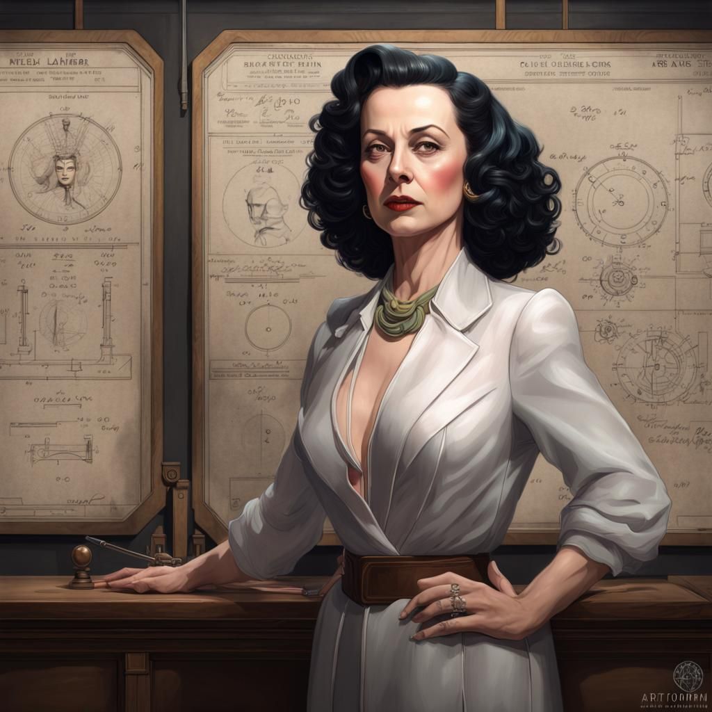 Hedy Lamarr as Esoteric Science Professor