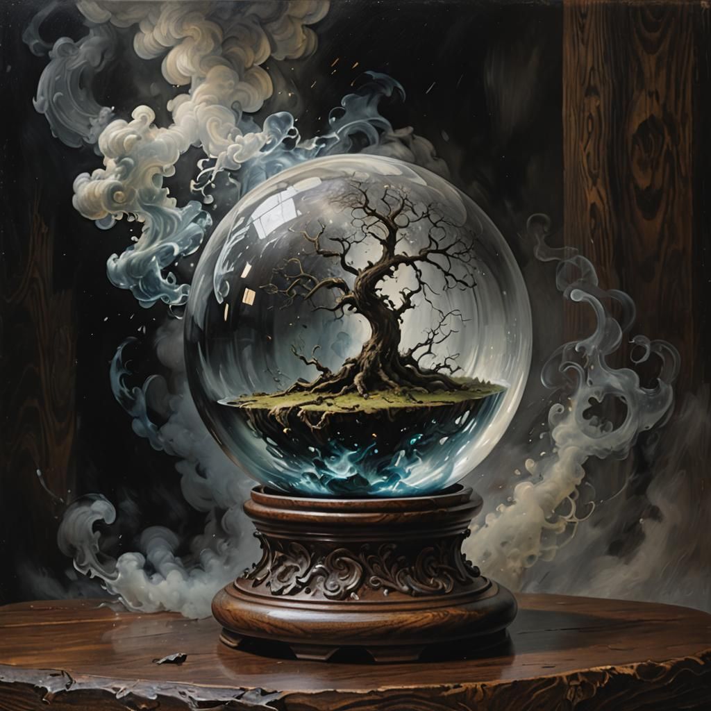 A sinister snowglobe!