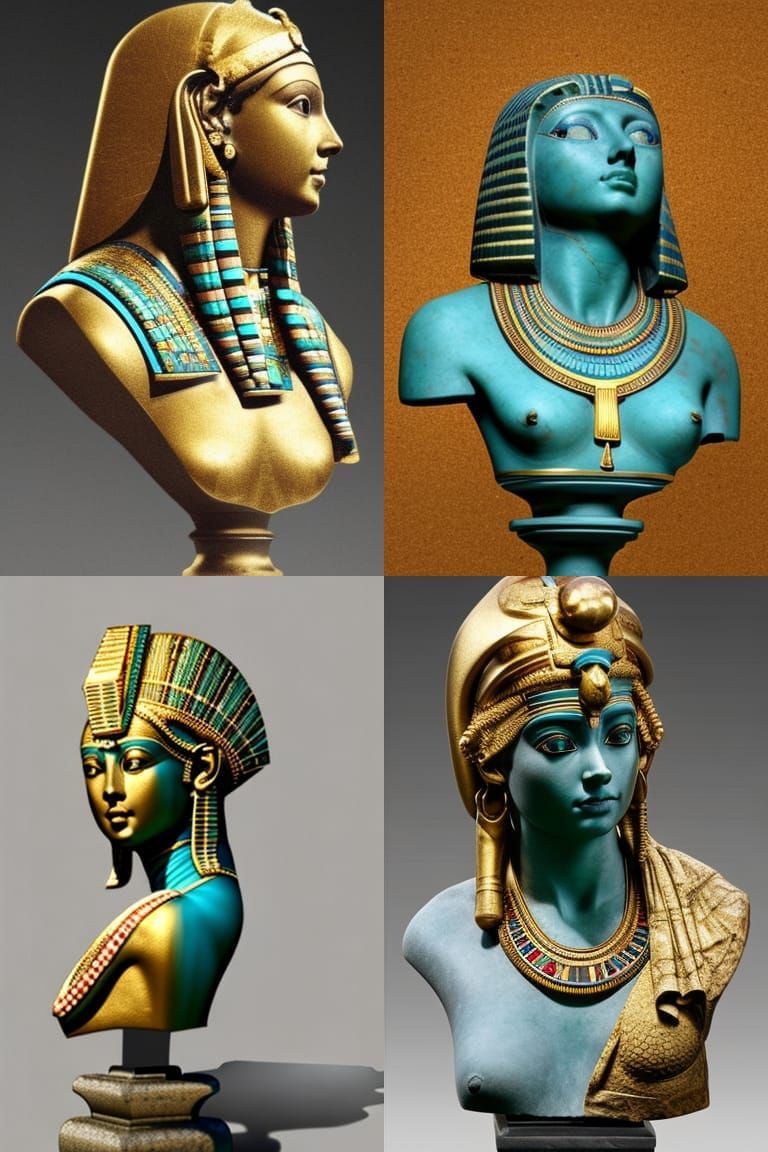 Lost Egypt busts