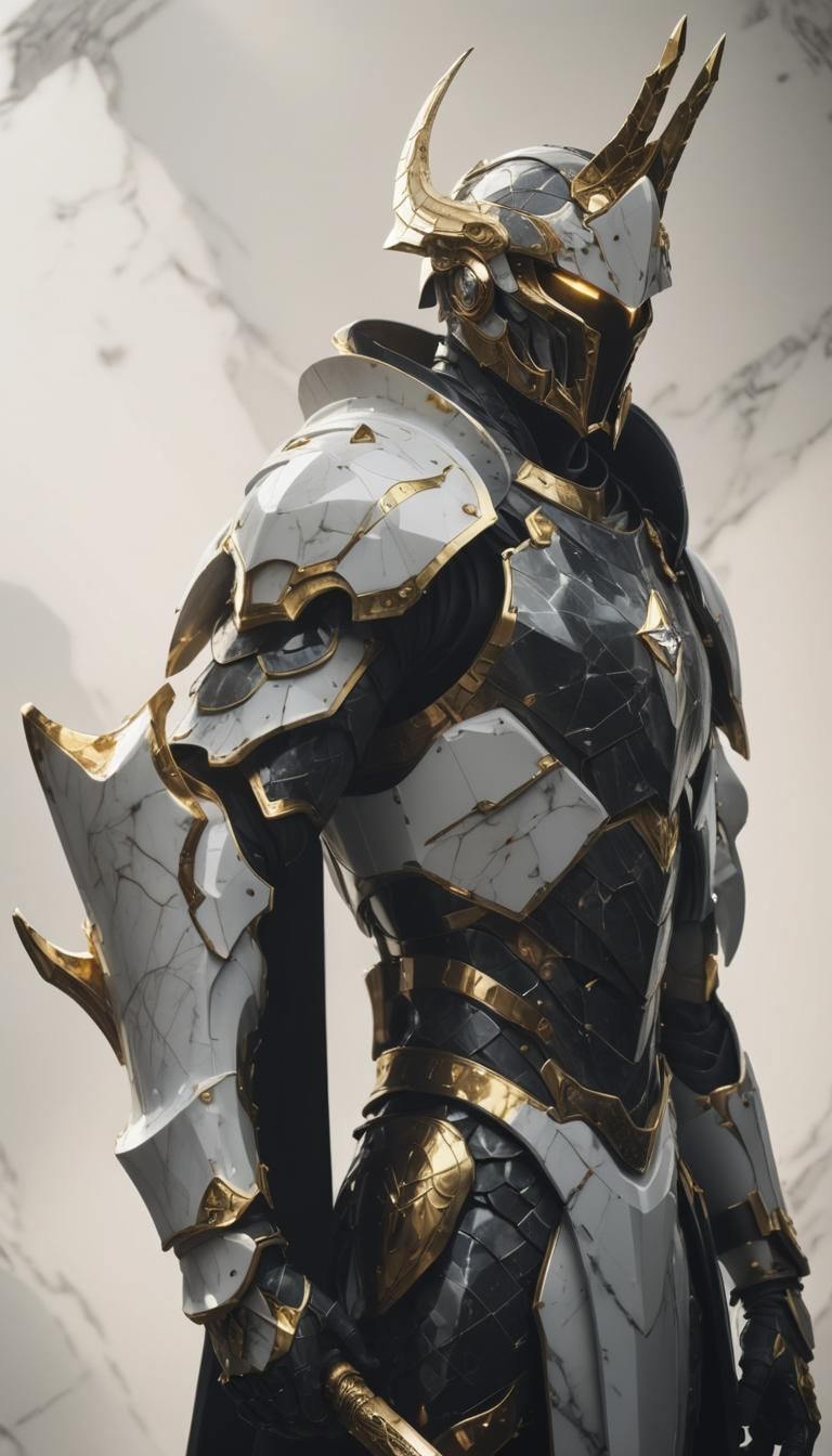 Futuristic Guardian: The Armoured Sentinel