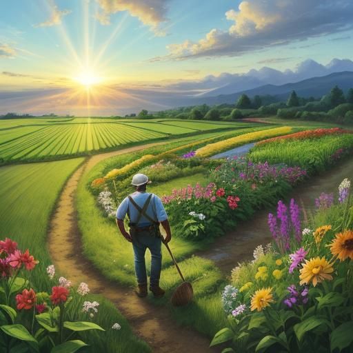 Eden's Gardener: Divine Light in the Fields