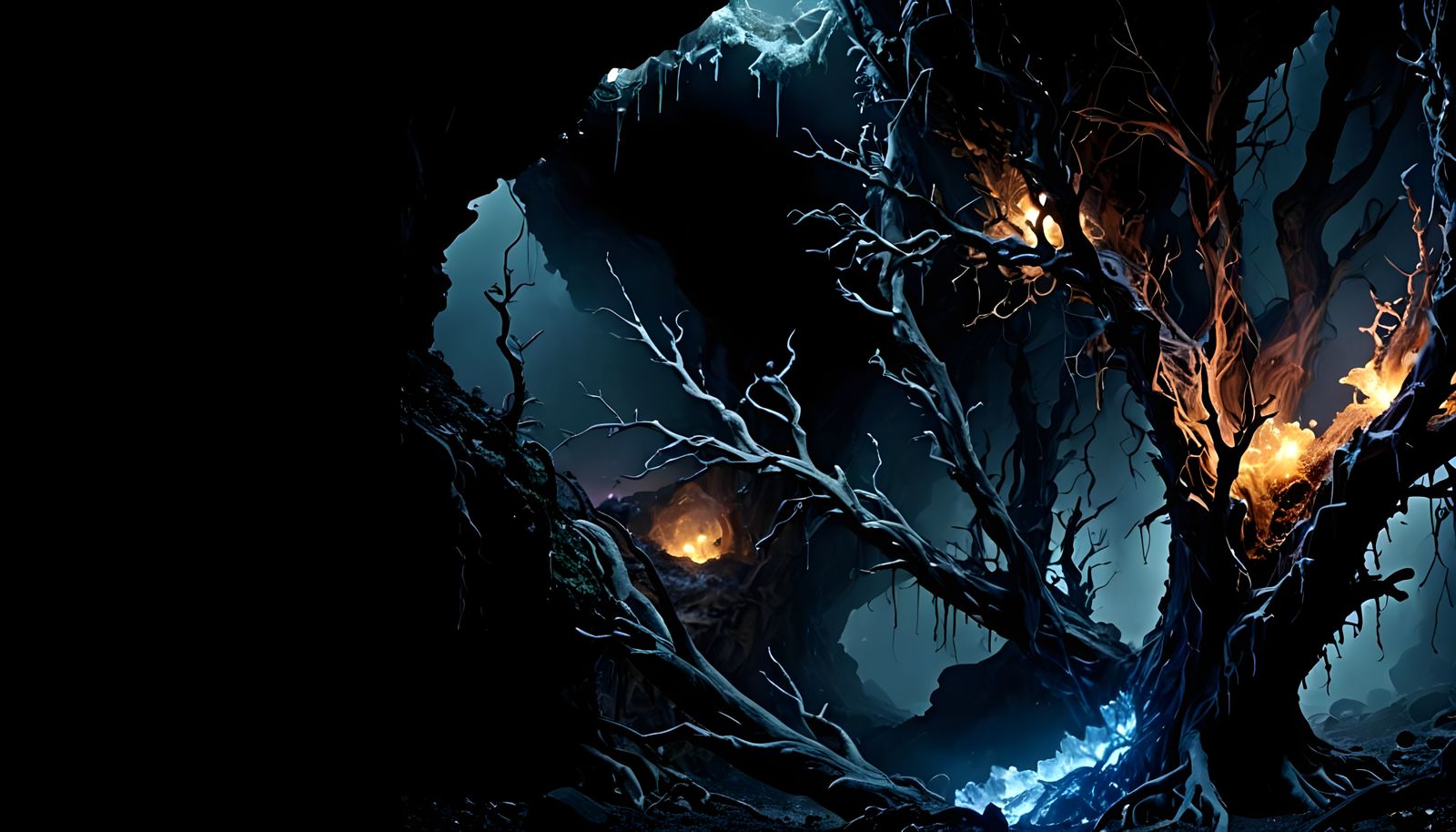 Detailed Abstract Image in Cinematic Style