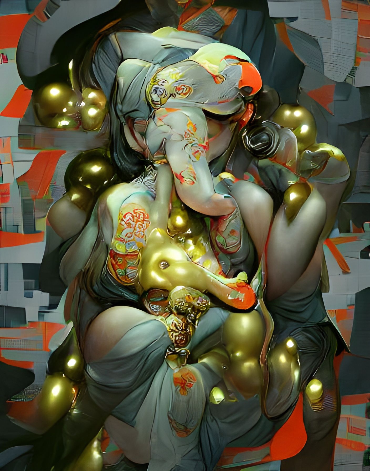 Ganesha Chaturthi with Gold and Jewels