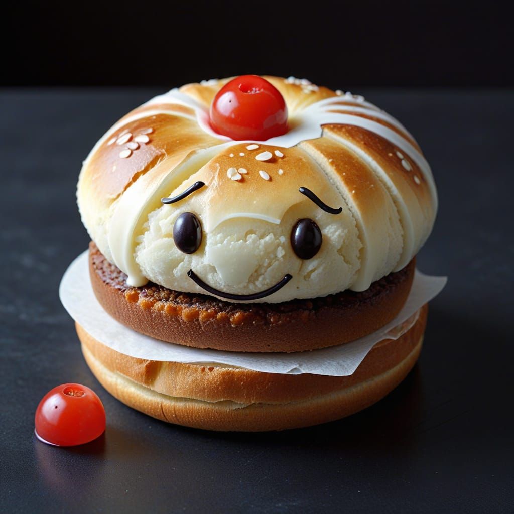 Surreal Food Faces in Modern Still Life