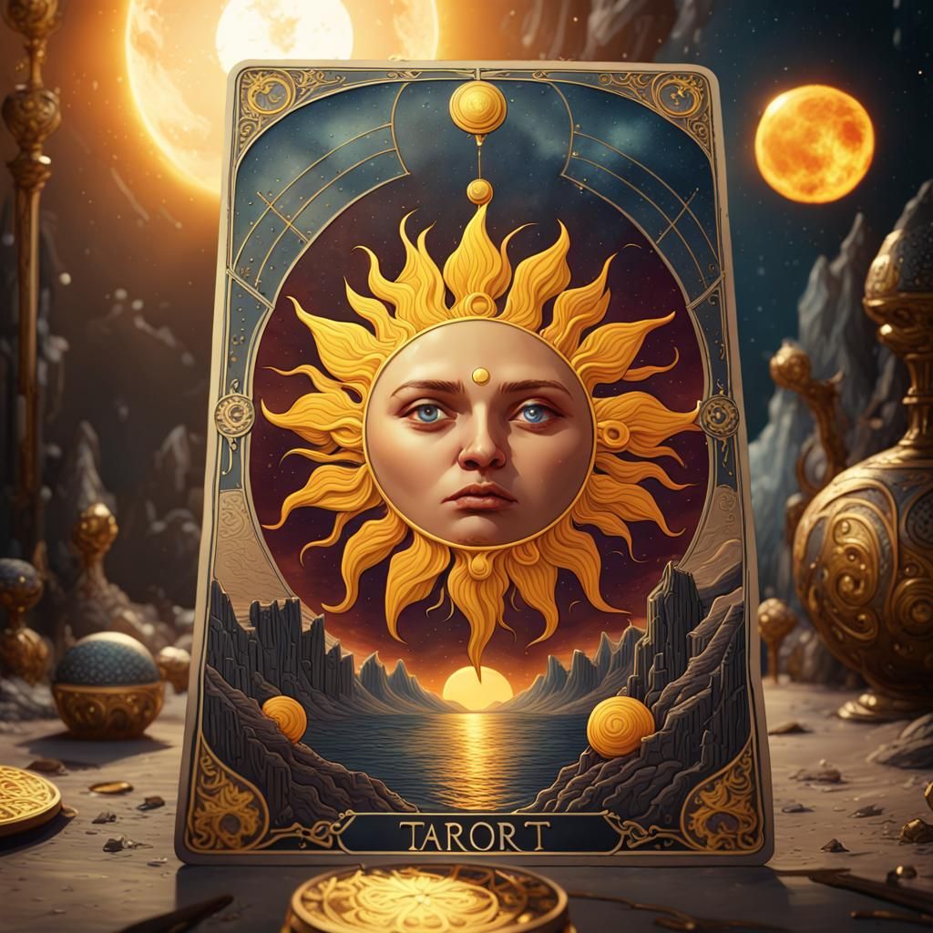 The Sun tarot card