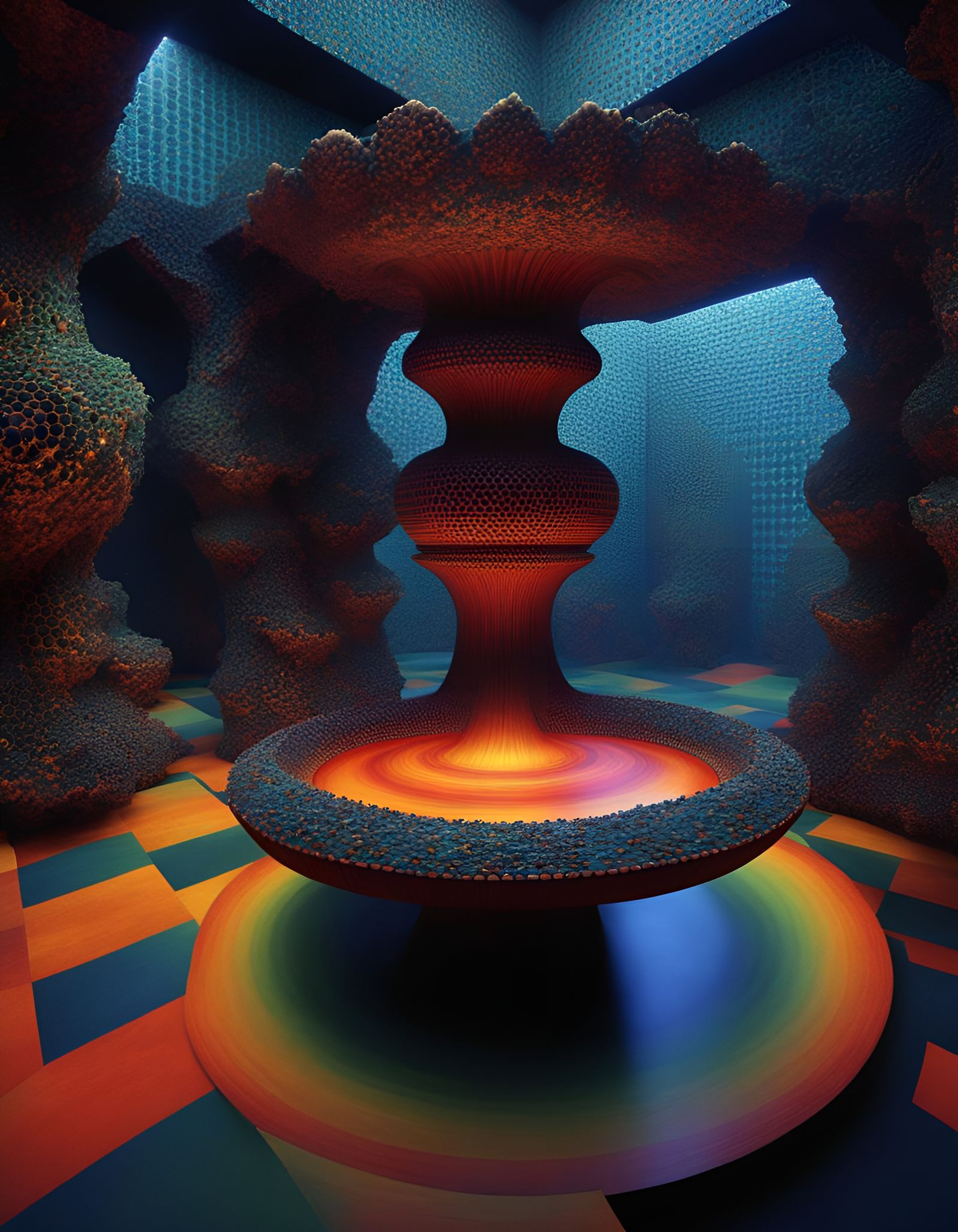 Mystical Creature Optical Illusion in 3D HD