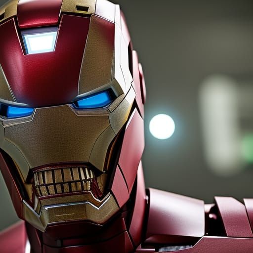 Zombie Iron Man in Hyperrealistic Digital Art