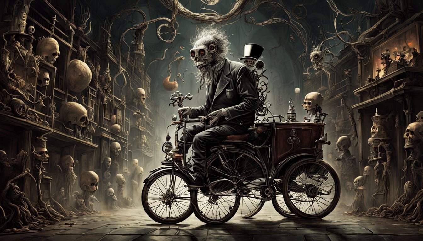 Rabbi Jehuda ha-Nasi Pedals Prosthetic Bicycle Through Surre...