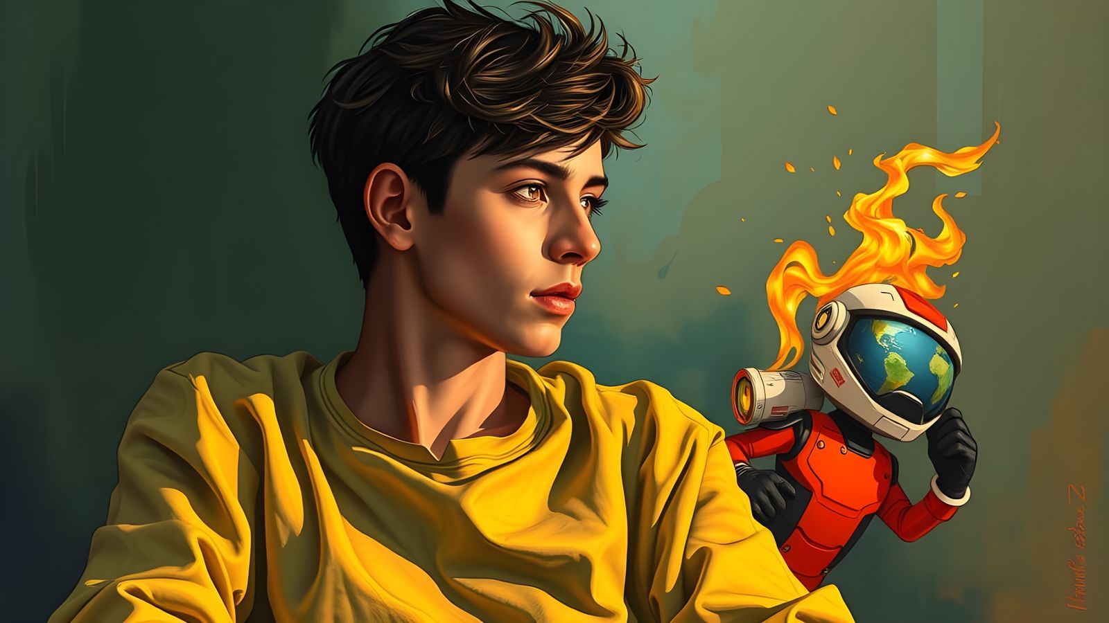 Surreal Reflections on Life's Purpose in a Chaotic World