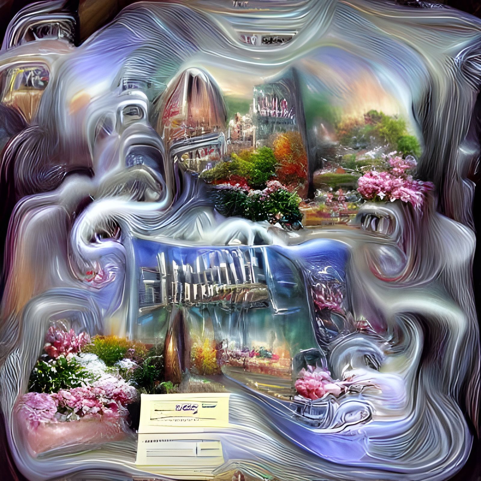 Ethereal Fantasy Scene in Luminist Style