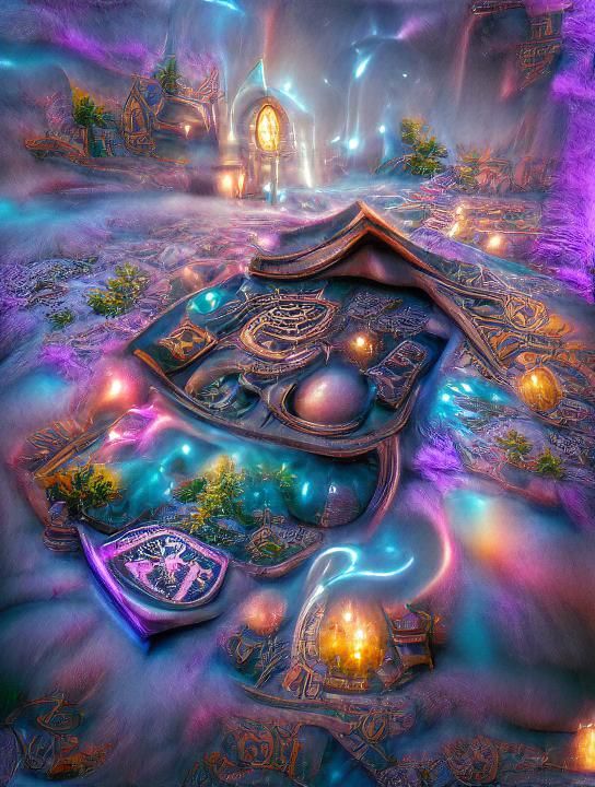 Cosmic Talisman Pouch with Glinstone Key, Astral Illustratio...