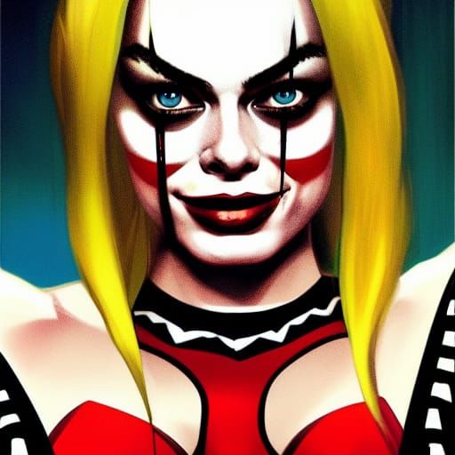 Margot Robbie as Harley Quinn in Theatre