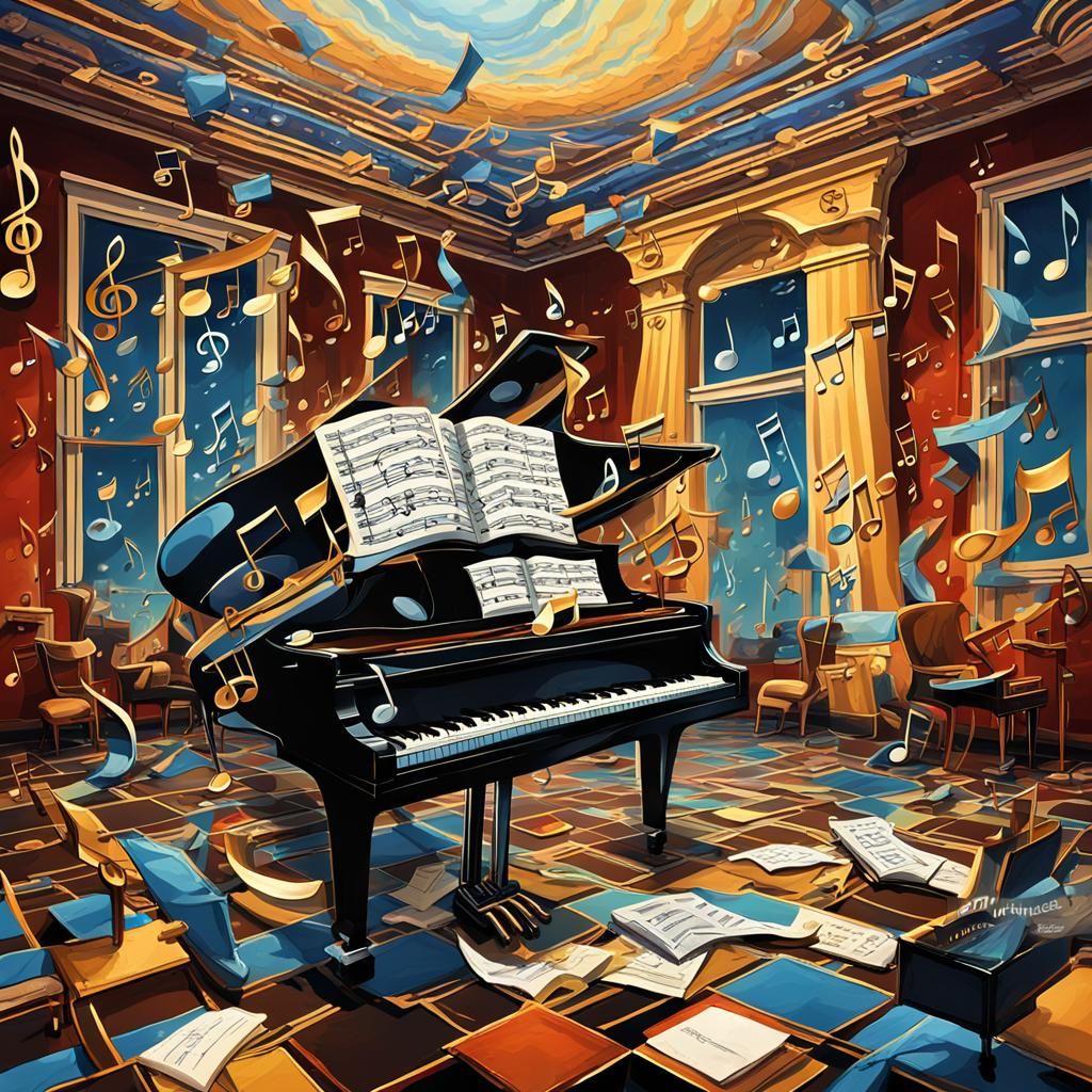 Music Fills the Room in Post-Modern Style