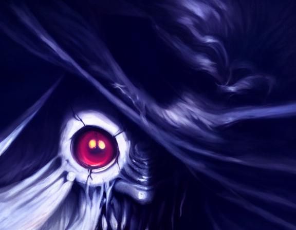 Lueur dans les tenebre, horreur art style