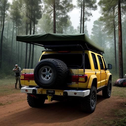 King Cobra Uses Vehicle Trunk in Primeval Forest