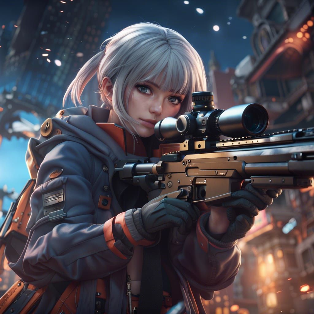 Anime Sniper Girl