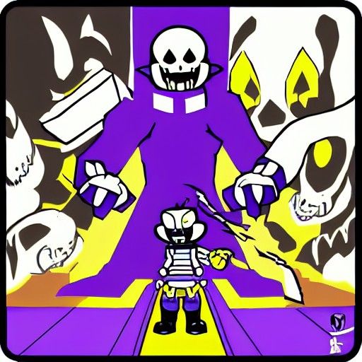 Undertale Boss Fight Scene