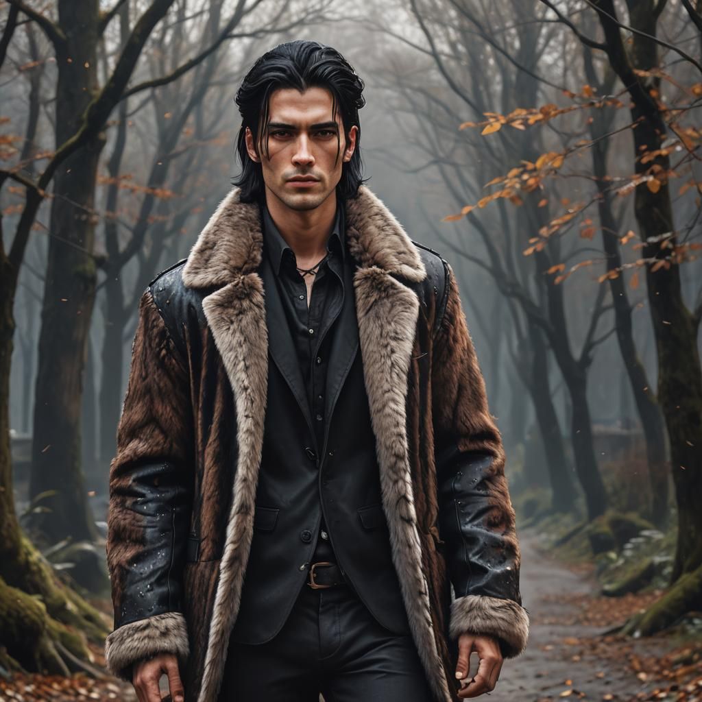 Androgynous Portrait in Hyperrealistic Digital Art