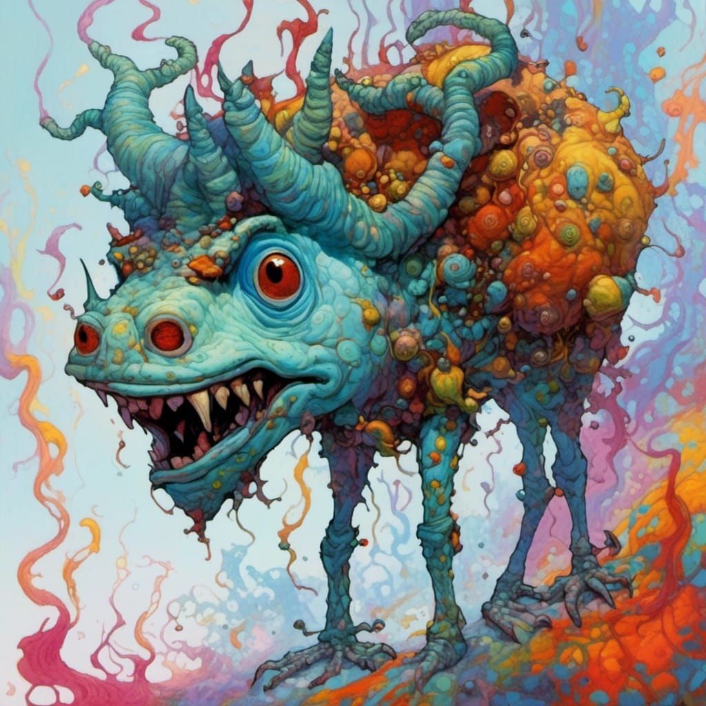 Greebles and Roses in Biopunk Splendor