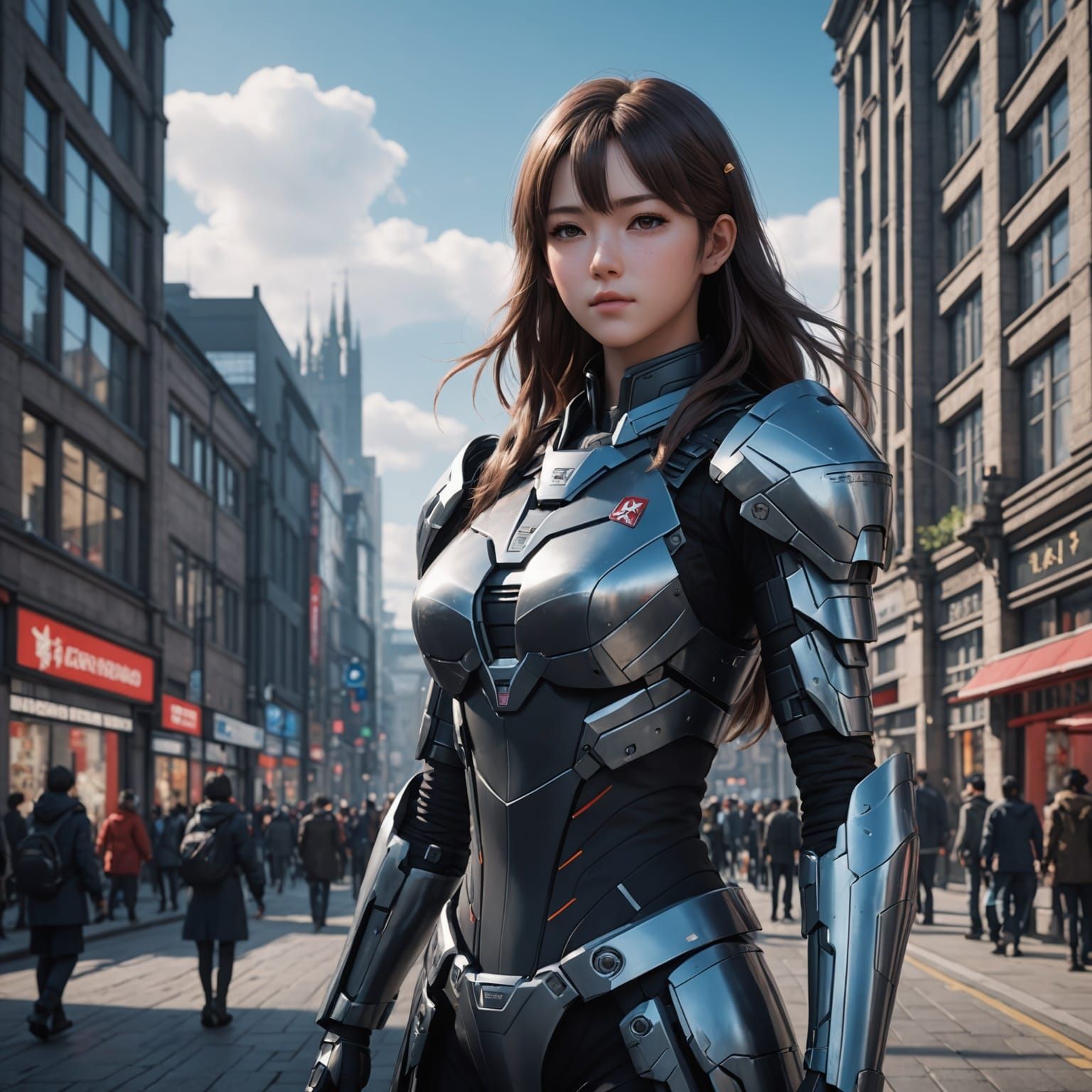 Detailed 3D Anime Art Inspired by WLOP