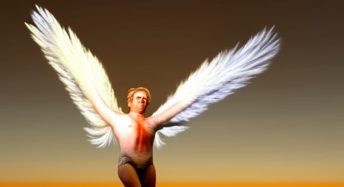 Donald Trump as Icarus in Greek Myth