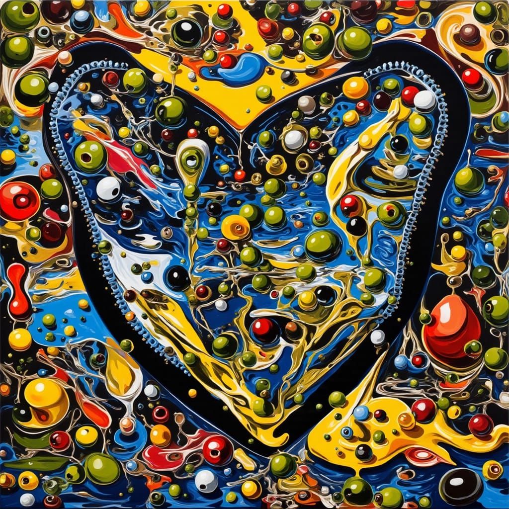 Vibrant Bead Art in a Contemporary Style