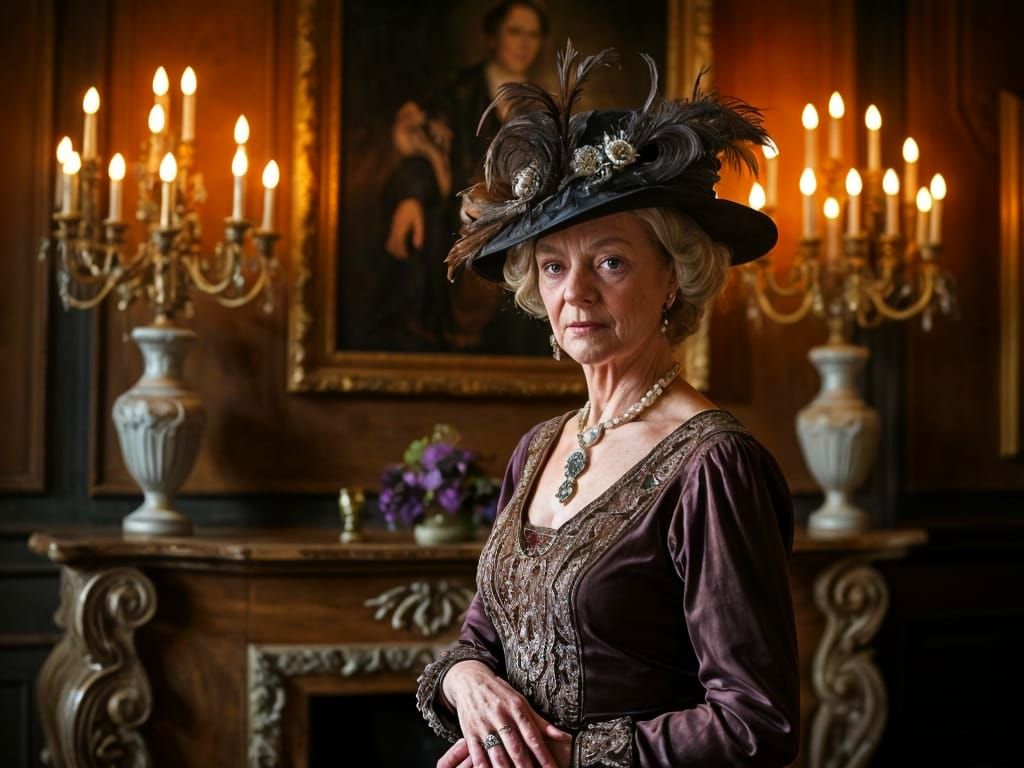 Maggie Smith as Violet Crawley Portrait