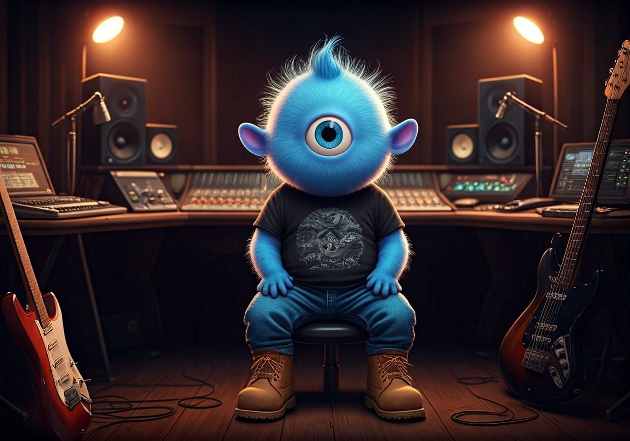 Charming Cyclops in Recording Studio