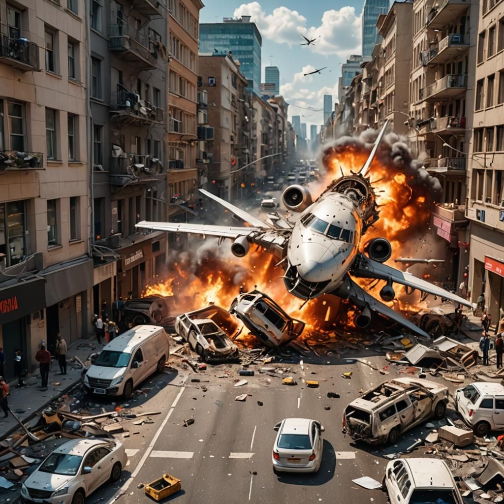 Horrific Plane Crash Carnage in Vivid Detail