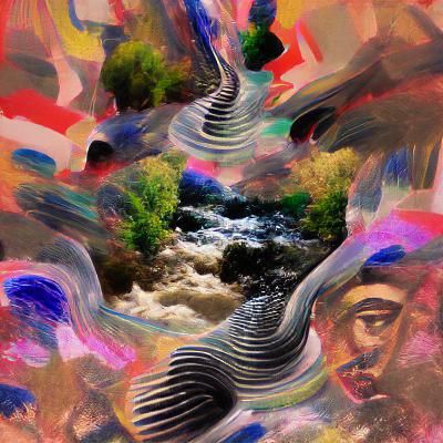 Abstract Stream of Consciousness Visualisation