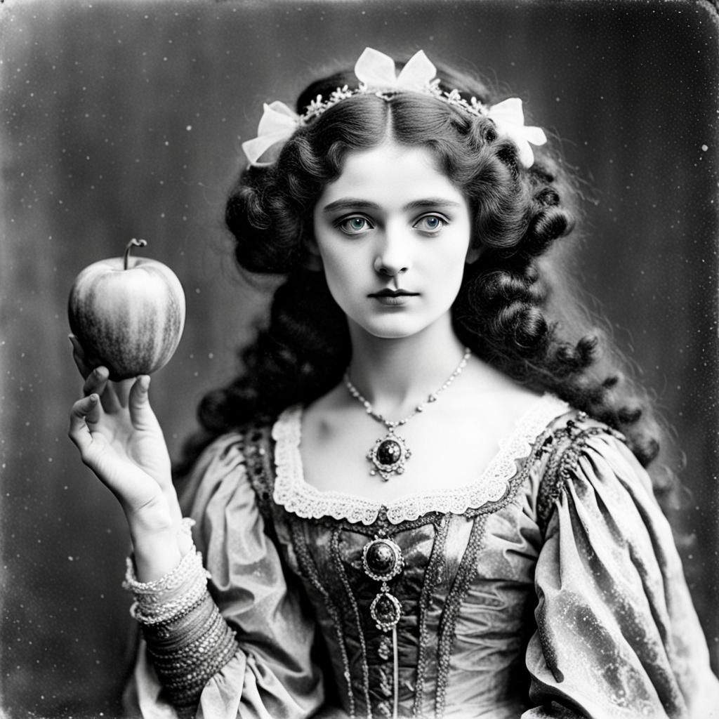 Maude Fealy as Snow White, 1895 Portrait