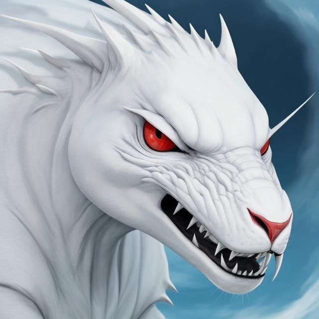 Close-Up of Pale Hand with Sharp Claws