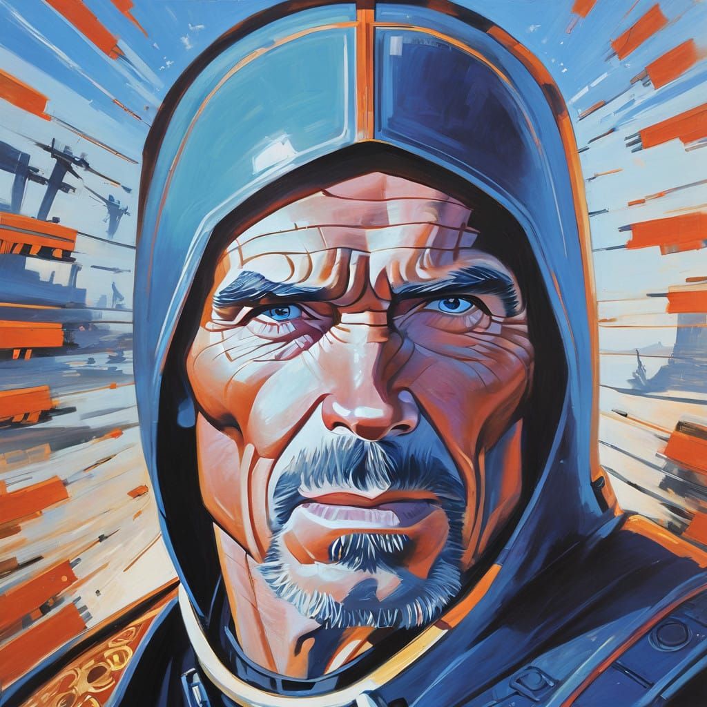 Cyberpunk Icon Portraits in Vibrant Colors