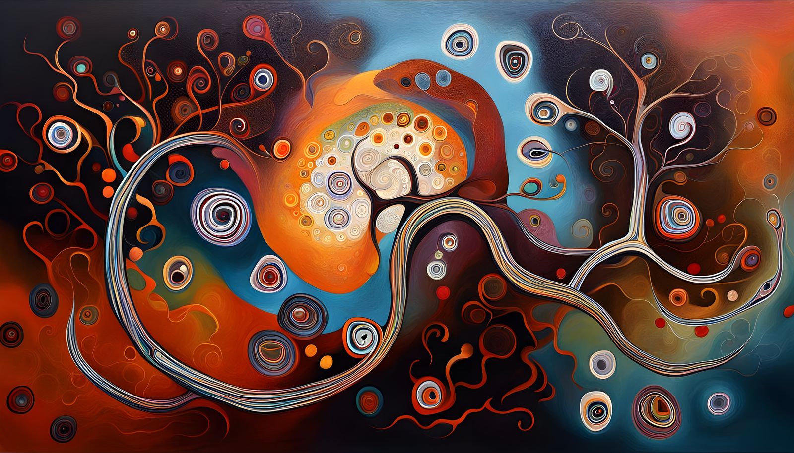 Australian Fractal Exotic Elegance