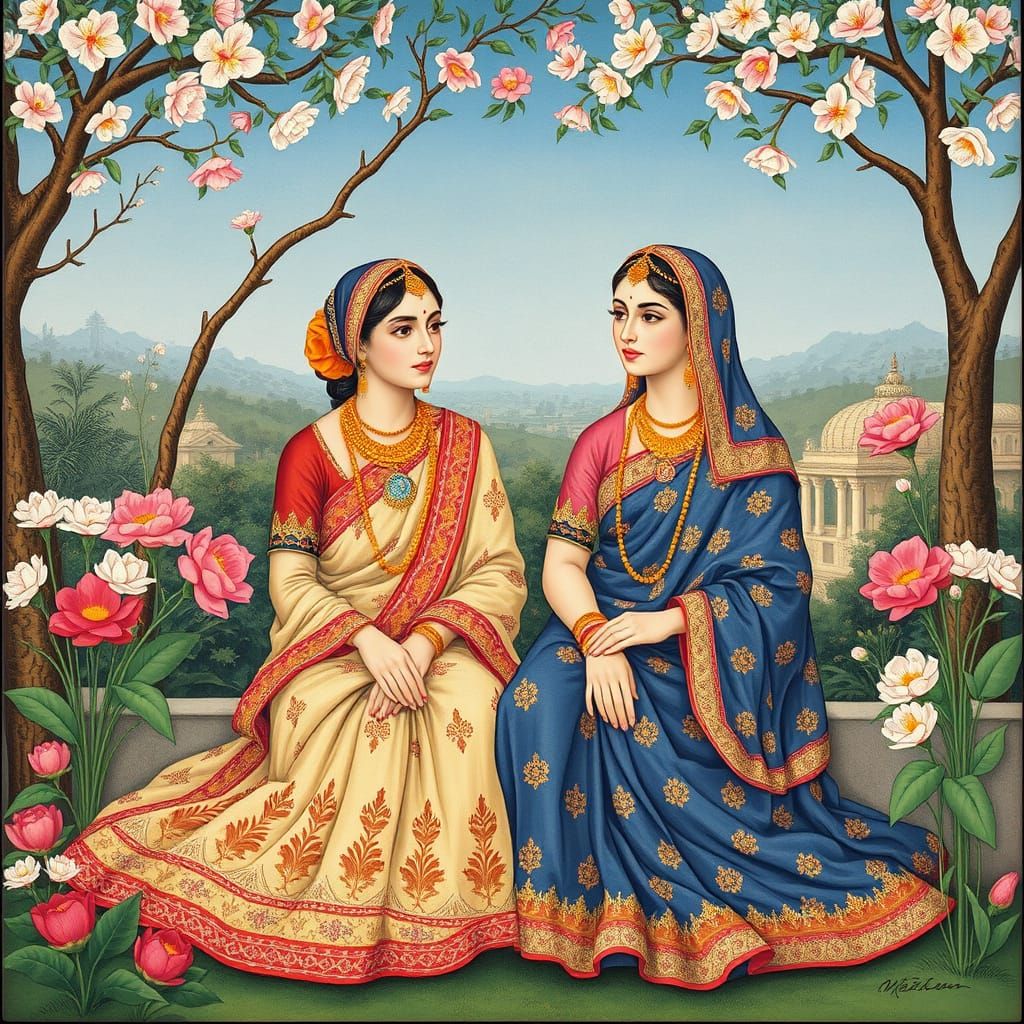 Indian art miniature