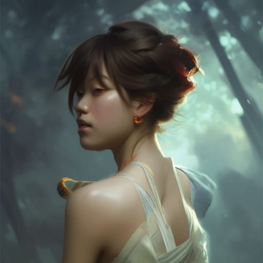Genshin Impact Characters in Hyperdetailed Portrait