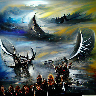 Vikings and Valkyries Celebrate in Valhalla