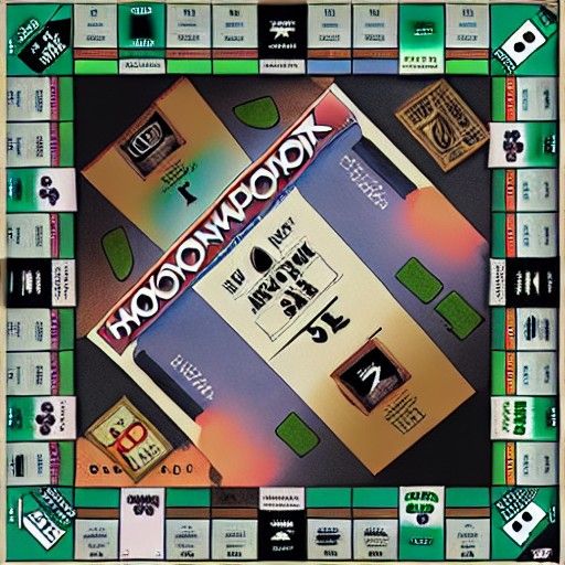 Eerie Haunted Monopoly Game Board