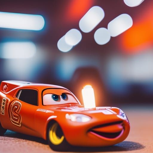 Lightning McQueen in a Surprising Situation