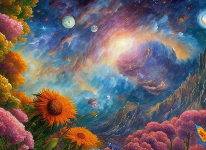 Detailed Storybook Scene in Vivid Colors