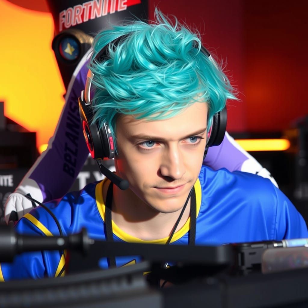 Gamer's Low Taper Fade in Vibrant Barber Shop