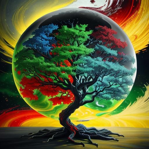 The Tree of Knowledge: Detailed 3D Rendering