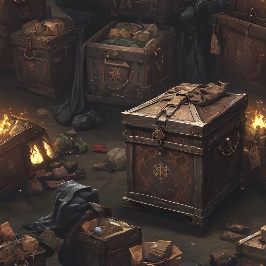 Ominous Glowing Bag at Medieval Charity Ball