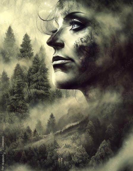 Fair skin Dark Fantasy auburn hair tall pine<lora:DreamS X F...