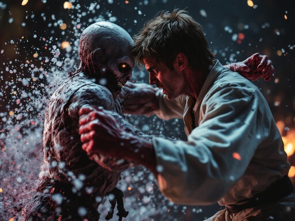 Cobra Kai: Johnny Lawrence vs Zombie LaRusso