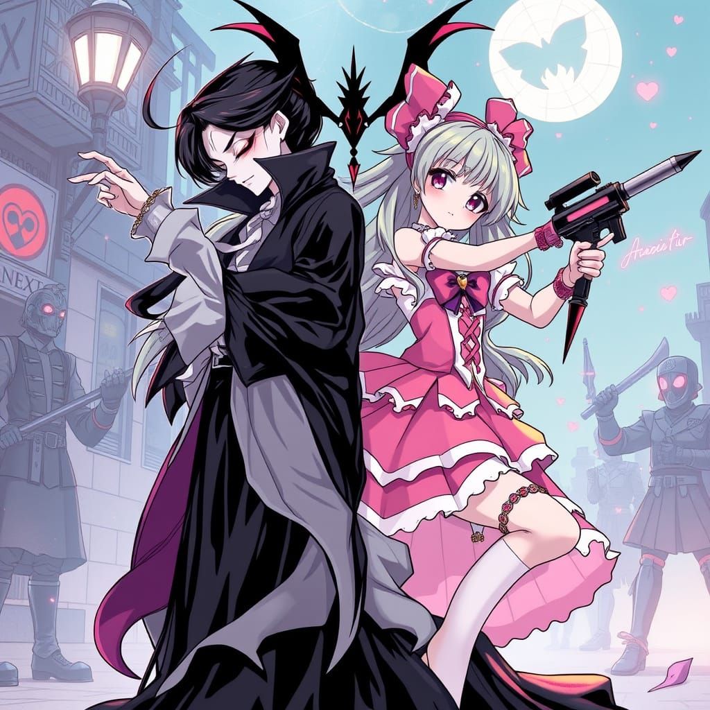 Vampire Ghost and Magical Girl Confront Cultists