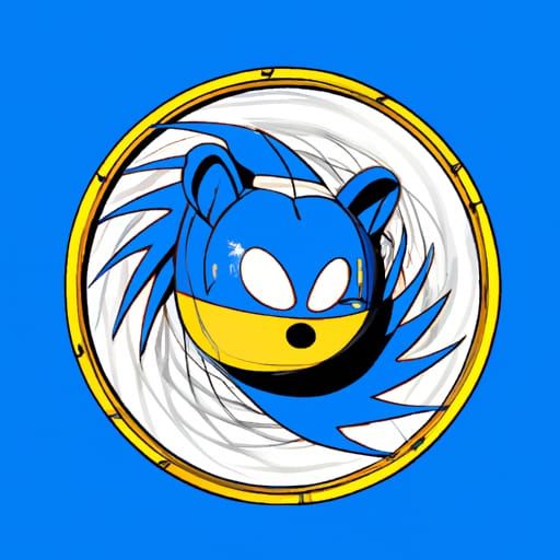 Sonic the Hedgehog on a Ceiling Fan