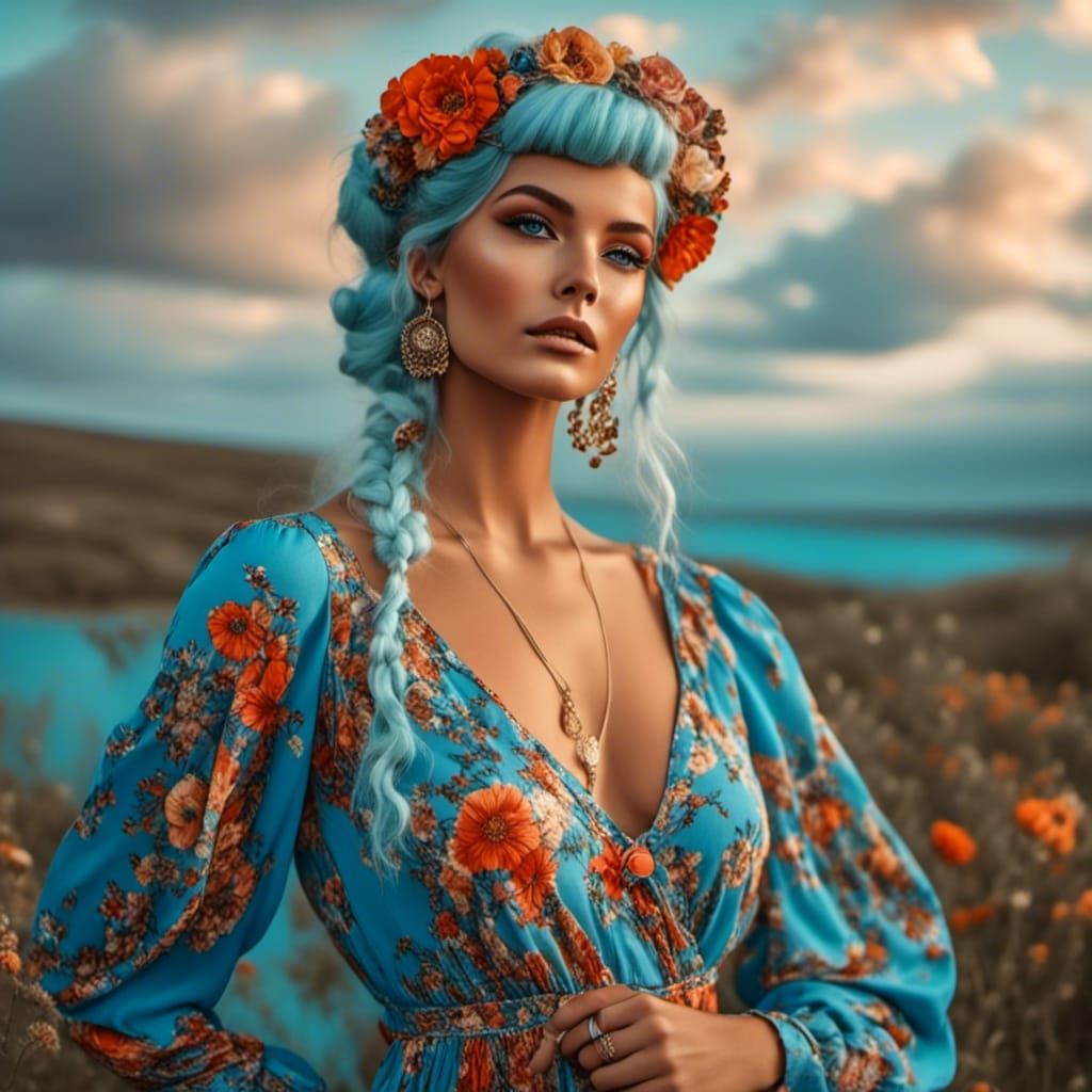 Hippie Chic: A Floral Fantasy