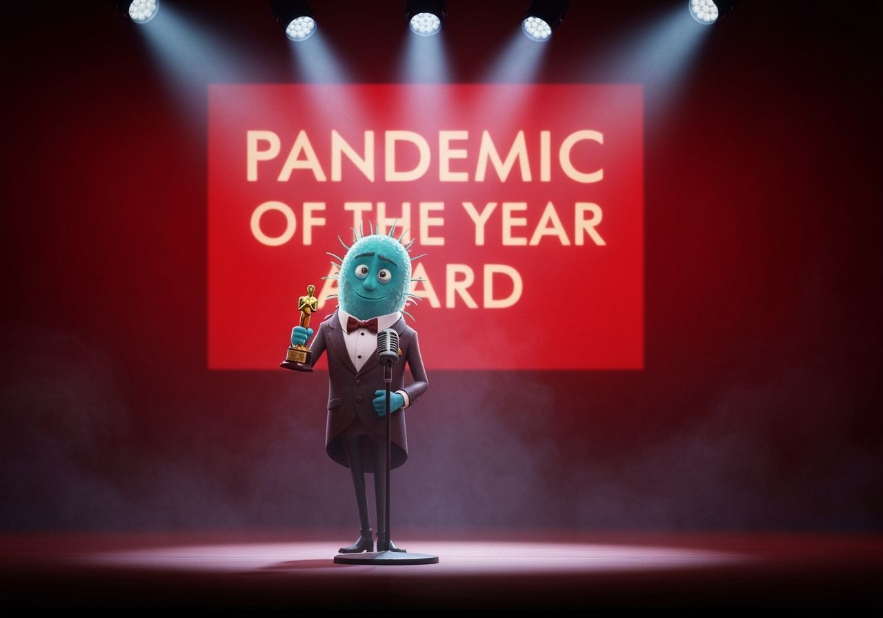 Microbe Character Wins 'Pandemic of the Year' Award