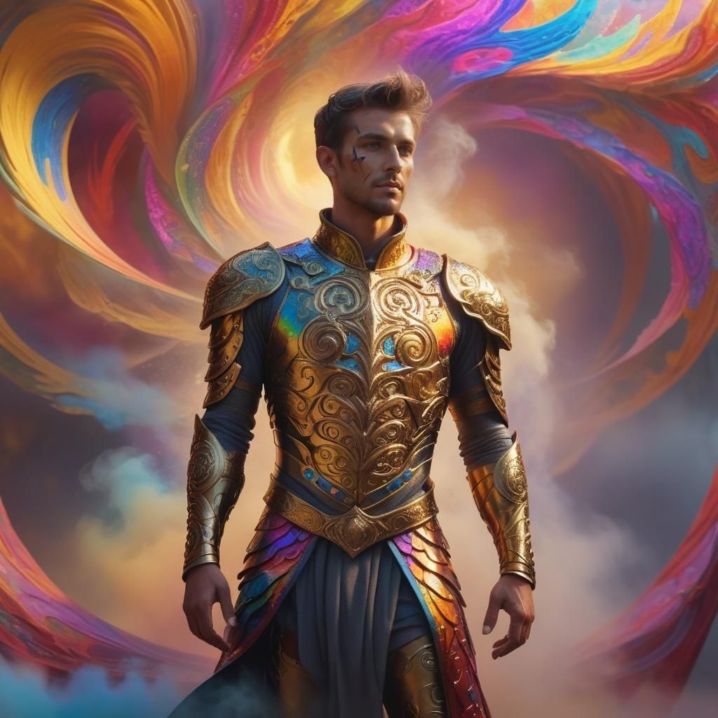 Evolution Body Art: Detailed Matte Painting